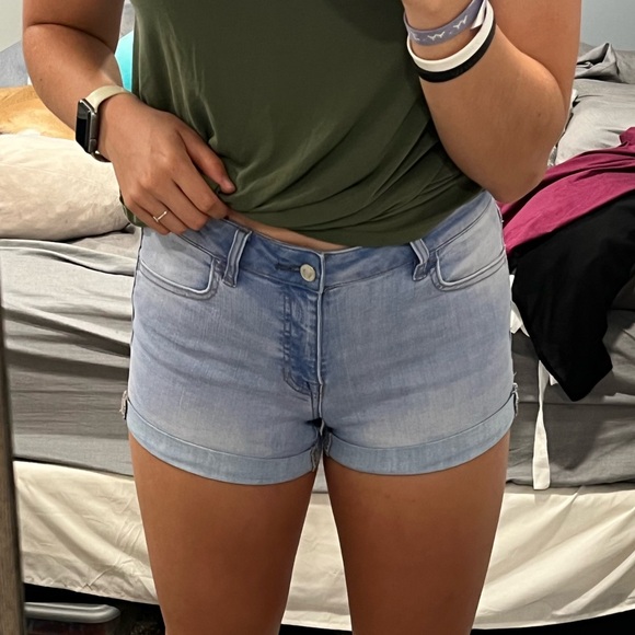 PacSun Super Stretch Shortie Jean Shorts - Picture 3 of 9